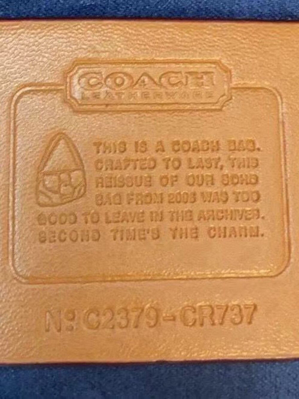 Coach Denim Soho Bag - Picture 6 of 6
